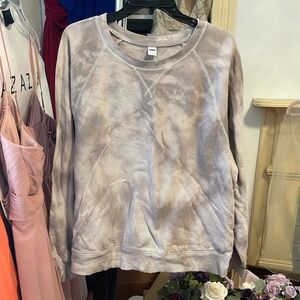 Gray Women's Tie-Dye Sweatshirt
